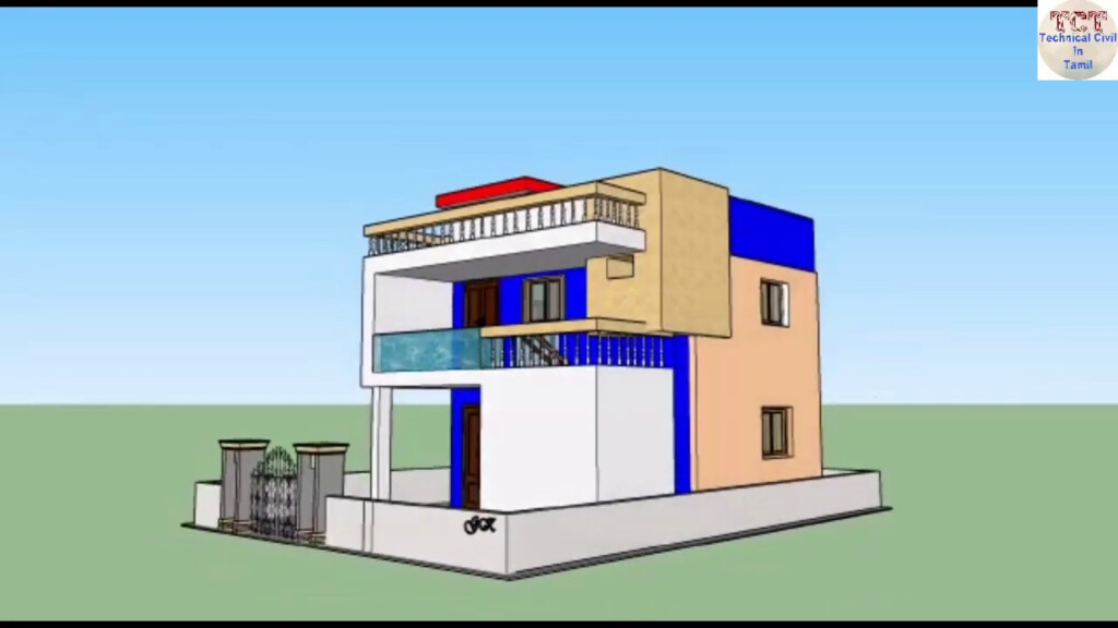 1 Cent House Elevation Beautiful House Front Elevation For 440 Sq Ft  - 440 SQ FT House Plan In India