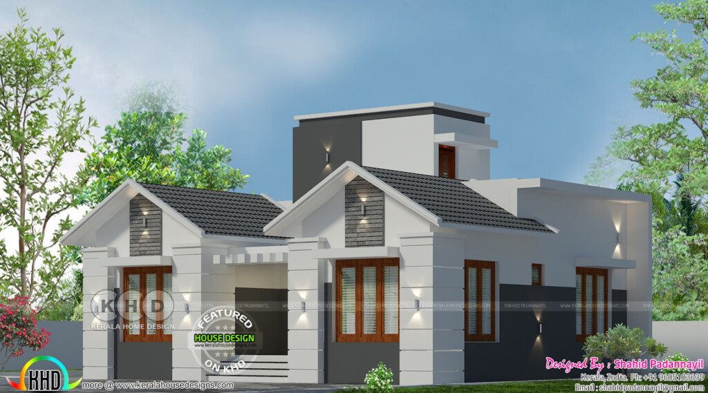 1030 Square Feet 2 Bedroom Attached House Plan Kerala Home Design And  - 1030 SQ FT House Plan