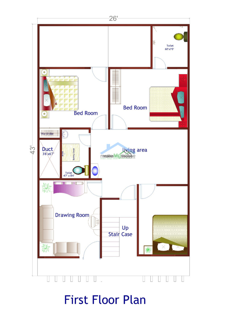 1300 Square Feet House Plan Ideas For A Comfortable And Stylish Home  - House Plan Design 1300 SQ FT