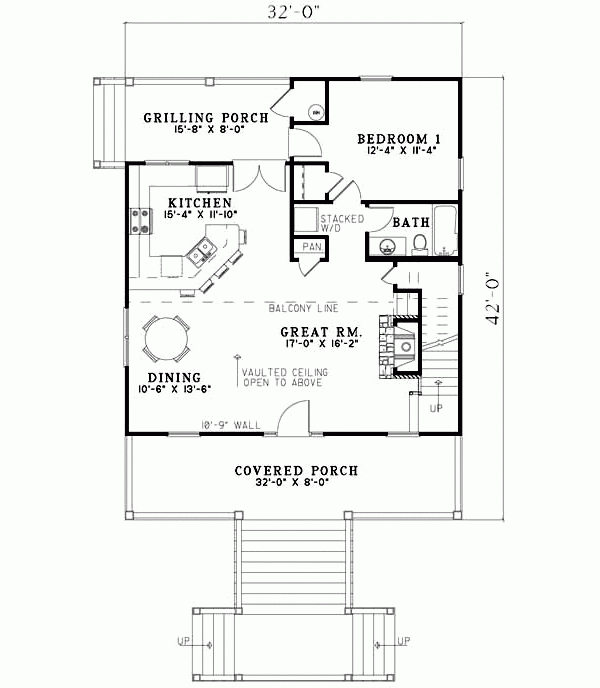 1400 Sq Ft House Plans 2 Bedroom - 2 Bedroom 2 Bath 1400 SQ FT House Plans