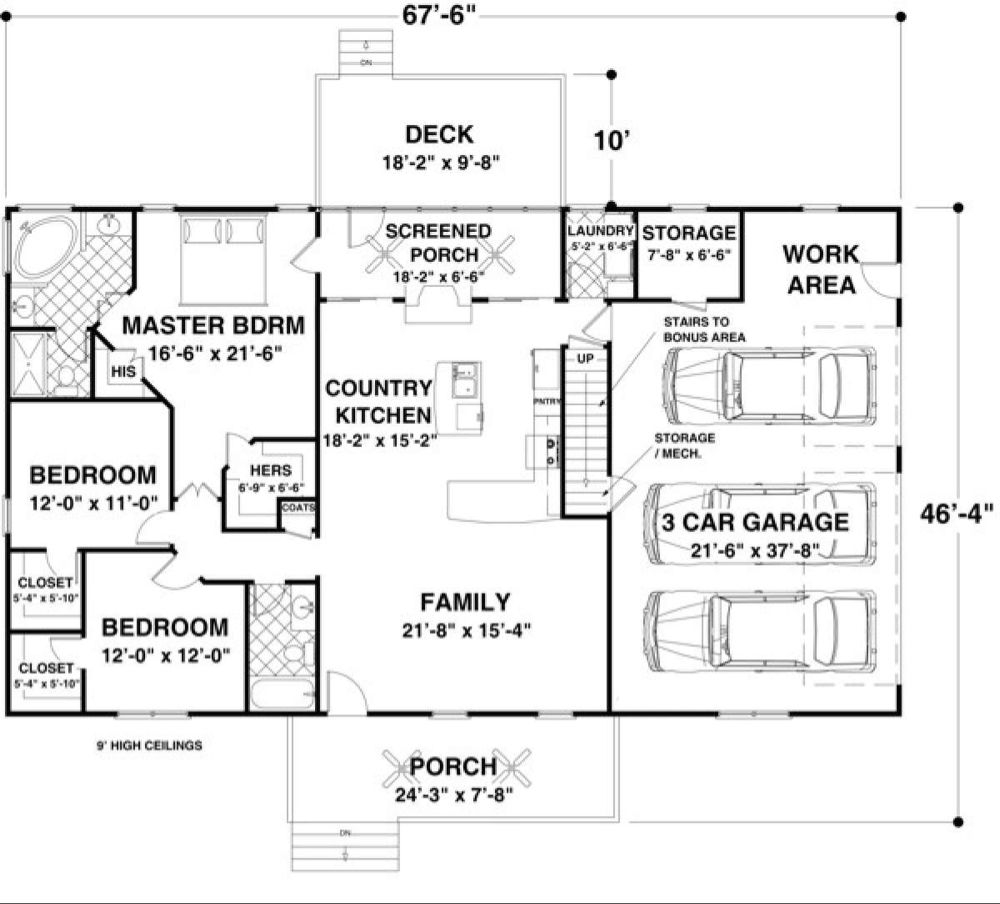 1600 Sq Ft Open Floor Plans Floorplans click - 1600 SQ FT House Plans With 3 Car Garage