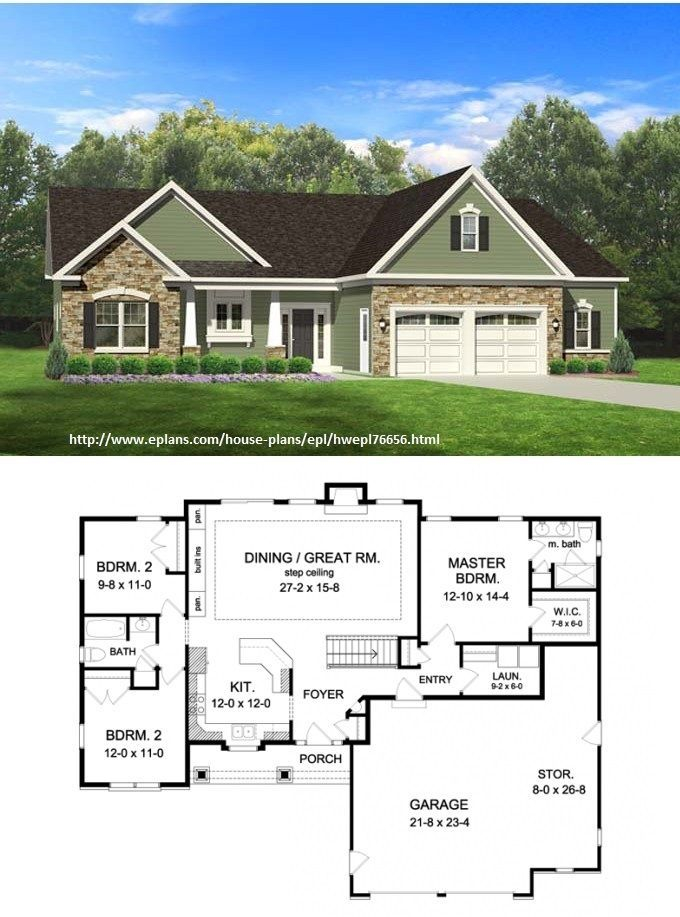 1600 Sq Ft Ranch House Plans With Basement Openbasement - Ranch Style House Plans 1600 SQ FT