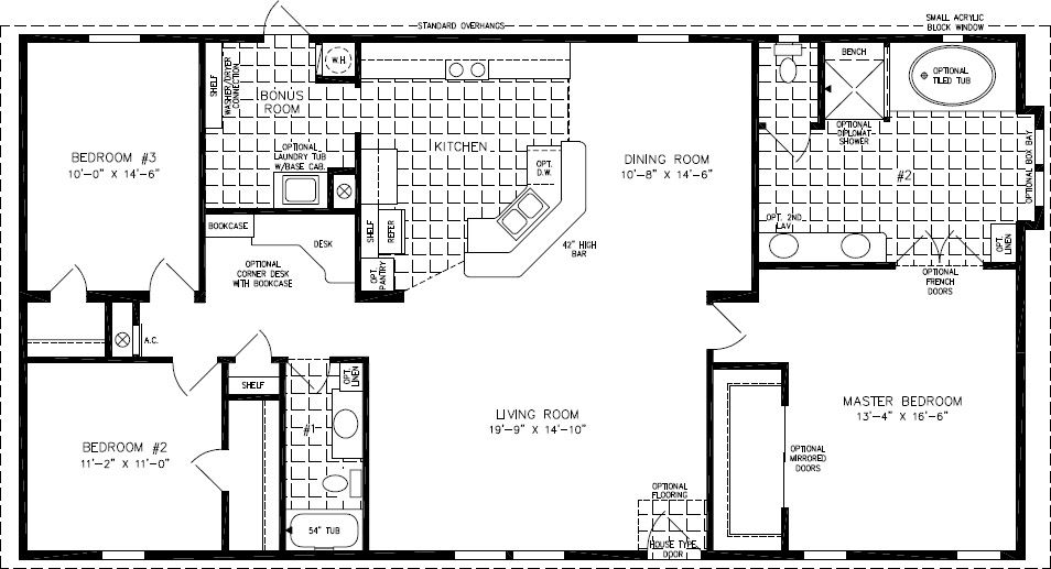 1600 Sqft 4 Bedroom House Plans Printable Templates Free - 1600 SQ FT House Plans 4 Bedroom