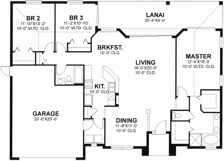 1700 Sq Ft Floor Plans Floorplans click - 1700 SQ FT House Craftsman Open Floor Plan