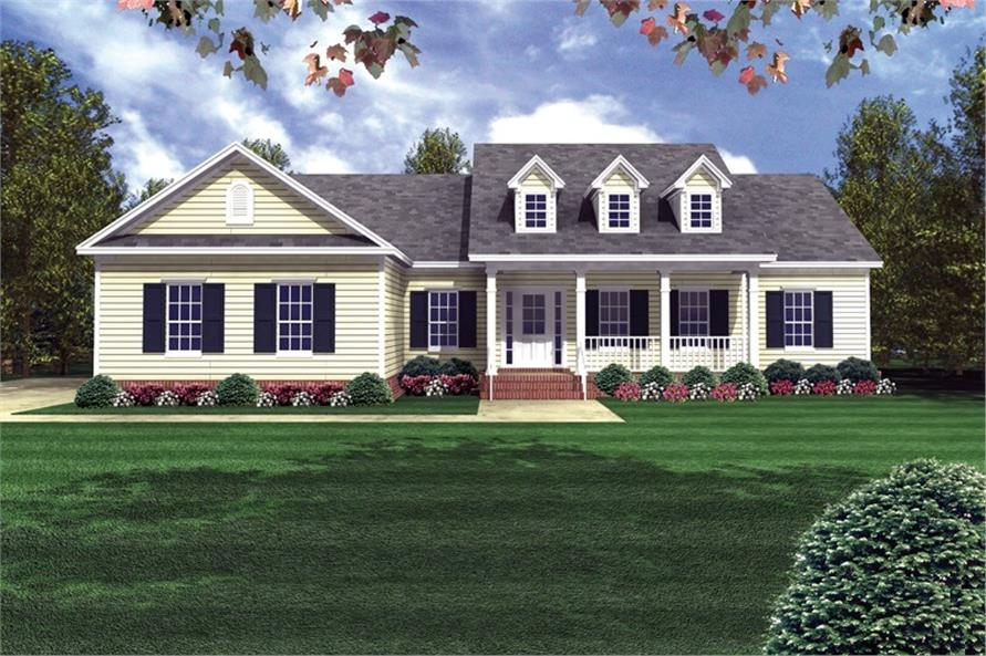 1800 Sq Ft Country Ranch House Plan 3 Bed 3 Bath 141 1175 - 1800 SQ FT Simple House Plans Ranch