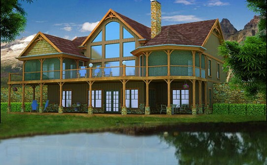 2000 Square Feet House Plans By Max Fulbright Designs - 2000 SQ FT Mountain House Plans