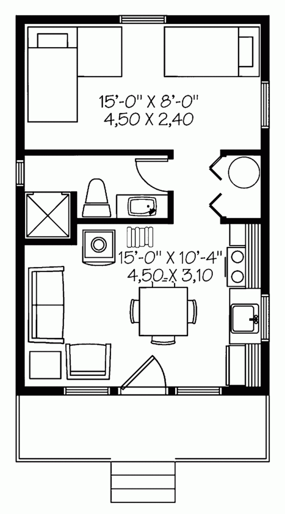 23 384 Sq Ft House Plans LucindaRukan - 384 SQ FT House Plan