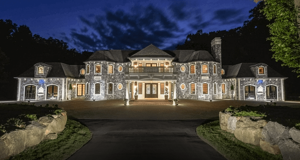 25 000 Square Foot Stone Home In Saddle River New Jersey FLOOR PLANS  - 25000 SQ FT House Plans