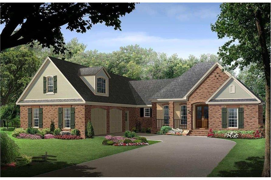 2500 Sq Ft Country Style Ranch House Plan 4 Bed 3 Bath - 2500 SQ FT House Farmhouse Plans