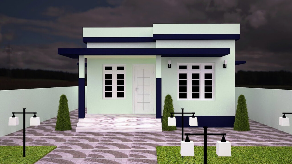 2bhk 570 Sqft Single Floor House Plan And Elevation YouTube - 570 SQ FT House Plan