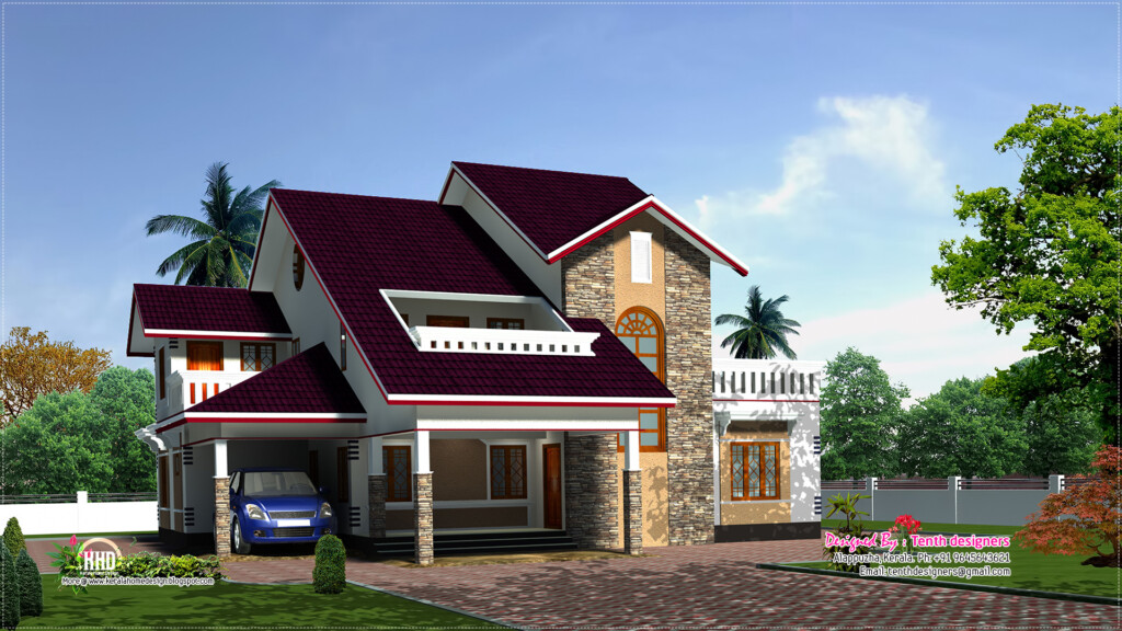 3200 Sq feet Luxury House Plan Elevation Kerala Home Design And Floor  - 3200 SQ FT House Plans Kerala