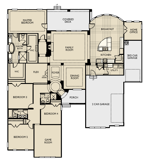 3500 Sq Ft Ranch House Plans - 3500 SQ FT Ranch House Floor Plans