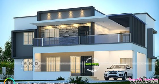 4 Bedrooms 2600 Sq ft Modern Home Design Kerala Home Design And Floor  - 2600 SQ FT House Plans In India