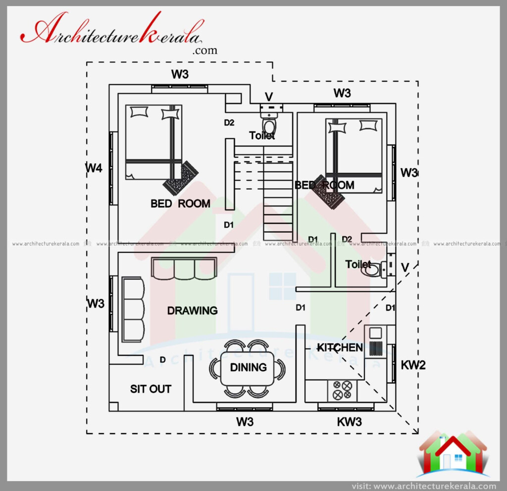 42 2bhk House Plan In 700 Sq Ft Popular Inspiraton  - 2Bhk House Plan In 700 SQ FT
