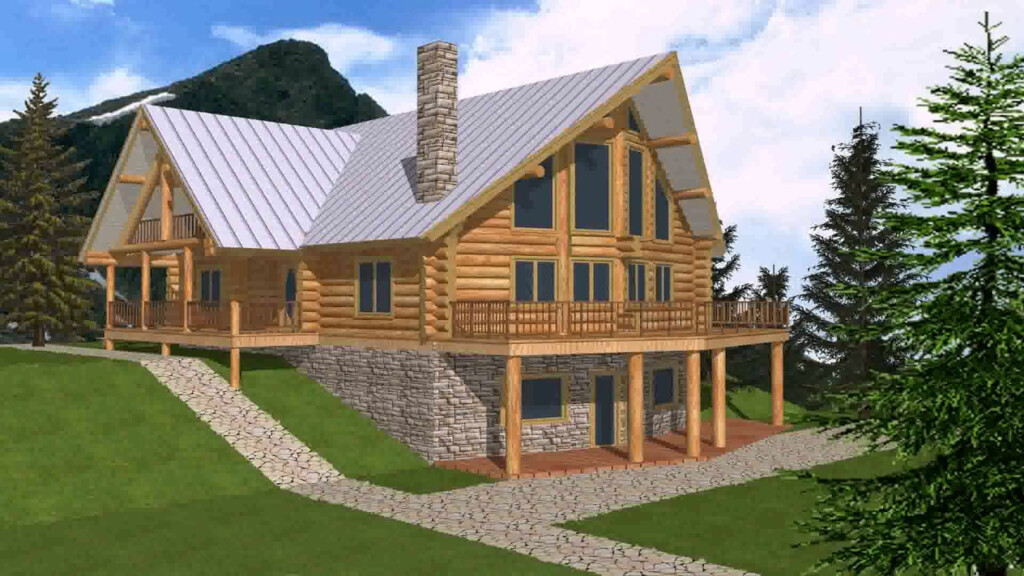 48 Popular Small Mountain House Plans With Walkout Basement - 1200 SQ FT Mountain House Plans