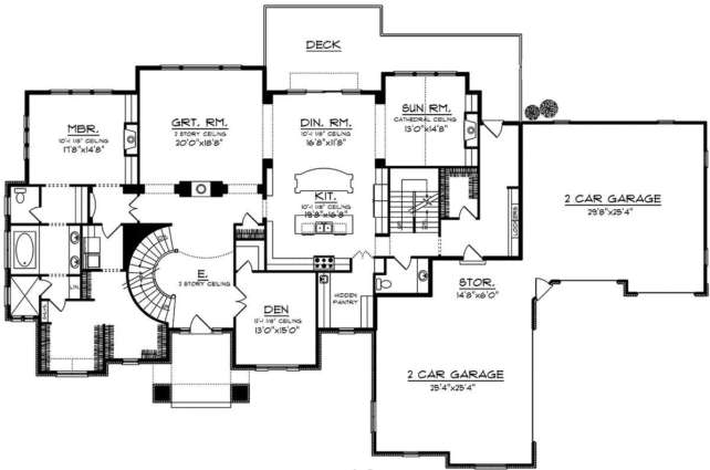 5000 Sq Ft House Features Floor Plans Building And Buying Costs  - 5000 SQ FT House Plans Traditional