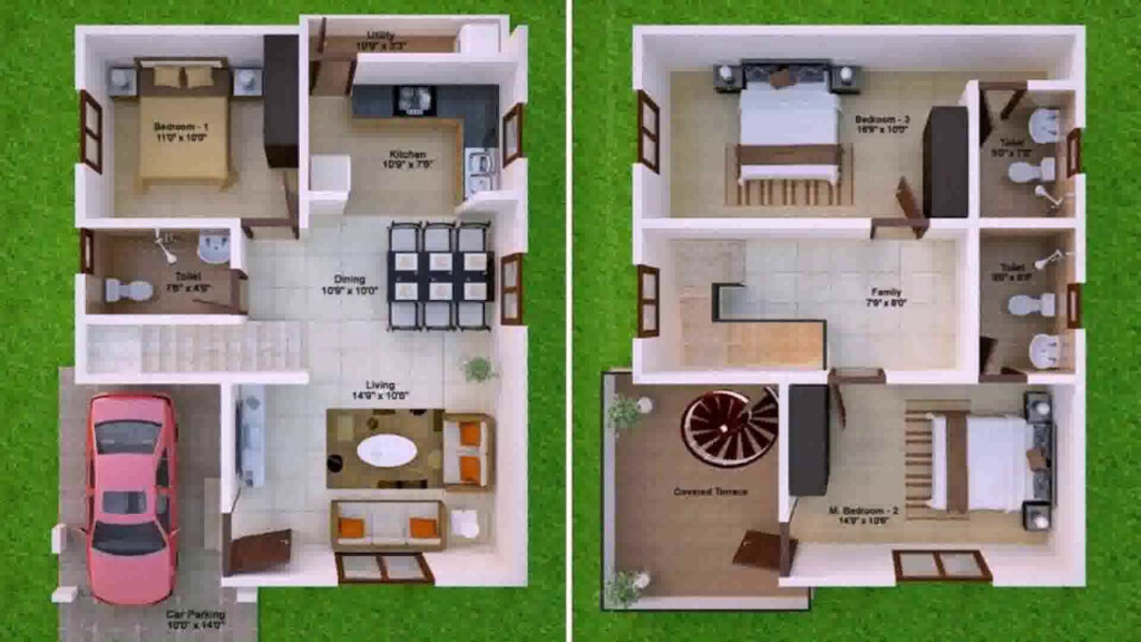 600 Sq Ft House Plans With Car Parking see Description YouTube - 600 SQ FT House Plans 3 Bedroom