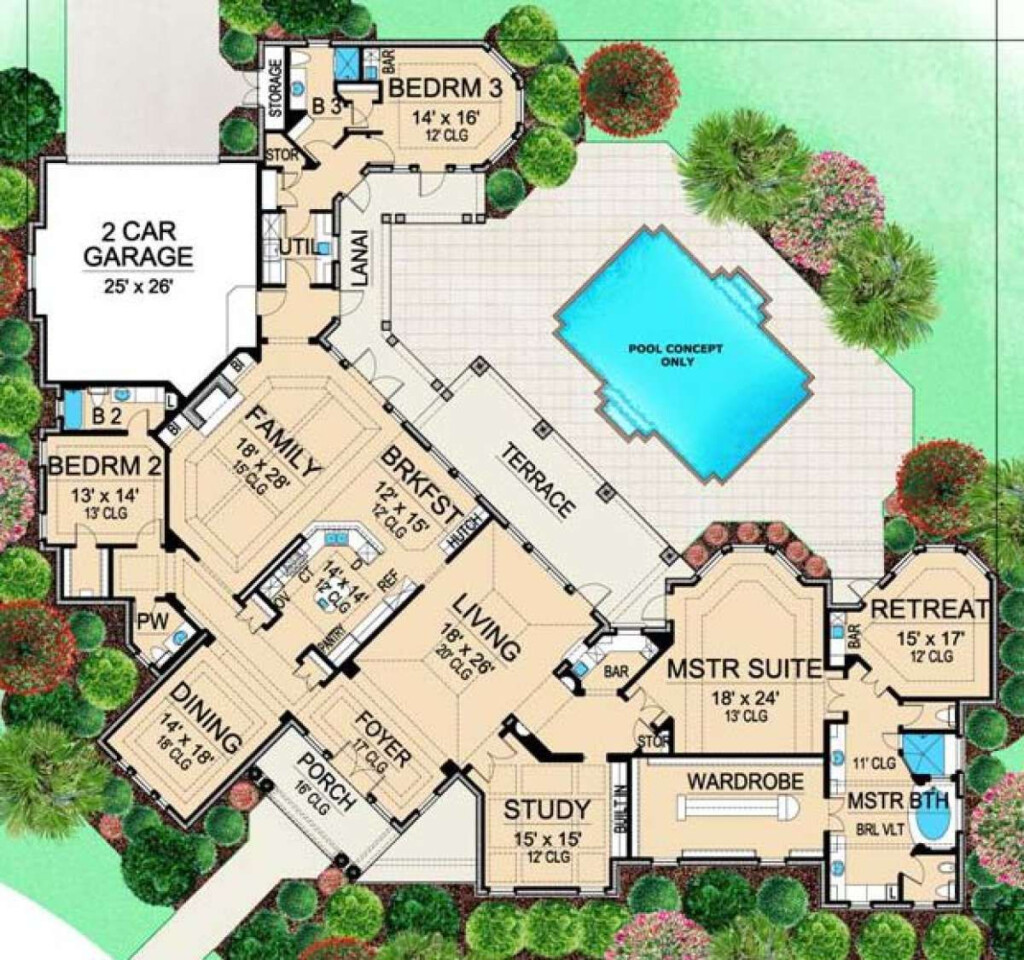 6000 Square Foot Home Plans Printable Templates Free - 6000 SQ FT House Floor Plans