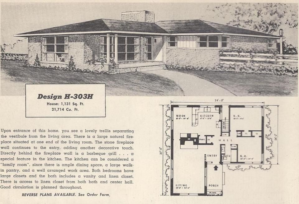 64 Stunning 1950s 1800 Sq Ft Simple House Plan Rambler Most Trending  - 1950S 1800 SQ FT Simple House Plan Rambler
