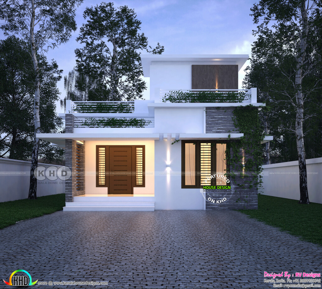 650 Sq ft 2 Bedroom Small House Kerala Home Design And Floor Plans  - 650 SQ FT House Plans 2 Bedroom Kerala Style