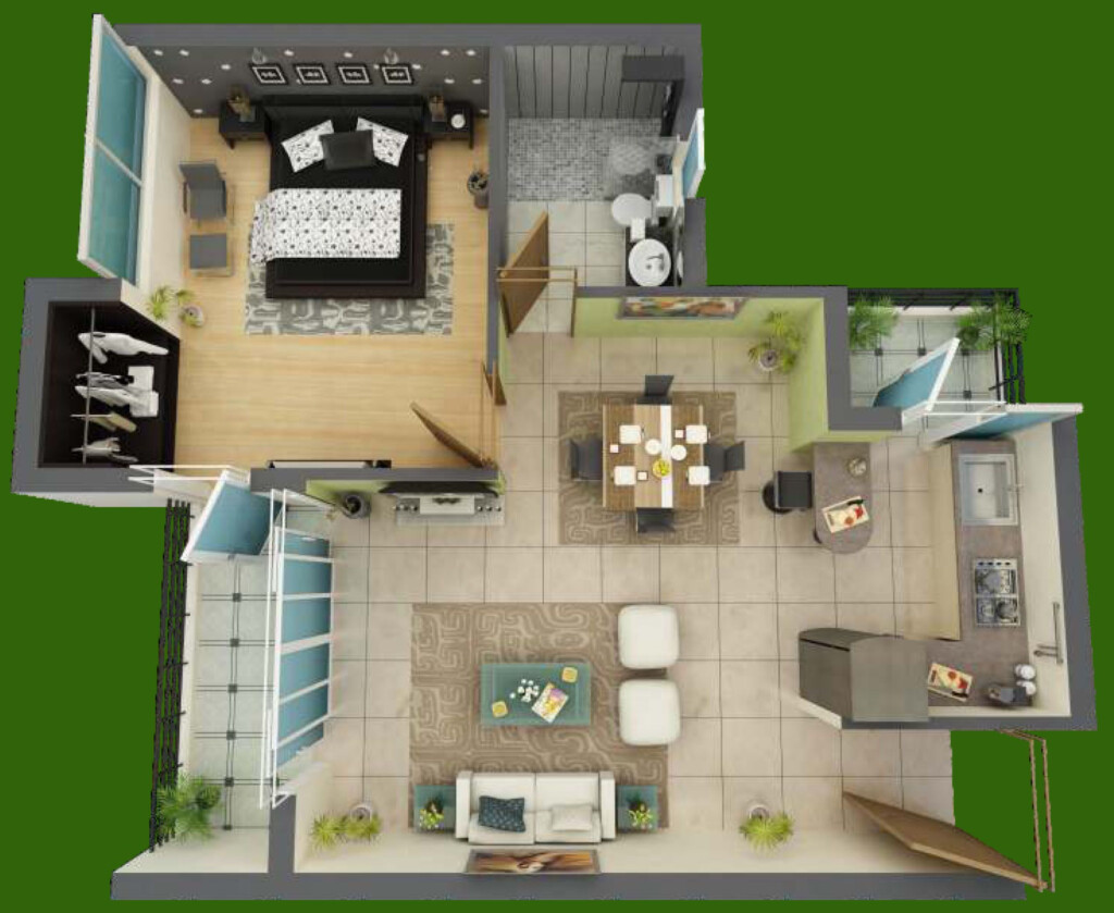 650 Square Foot House Plans - 650 SQ FT House Plans 3 Bedroom