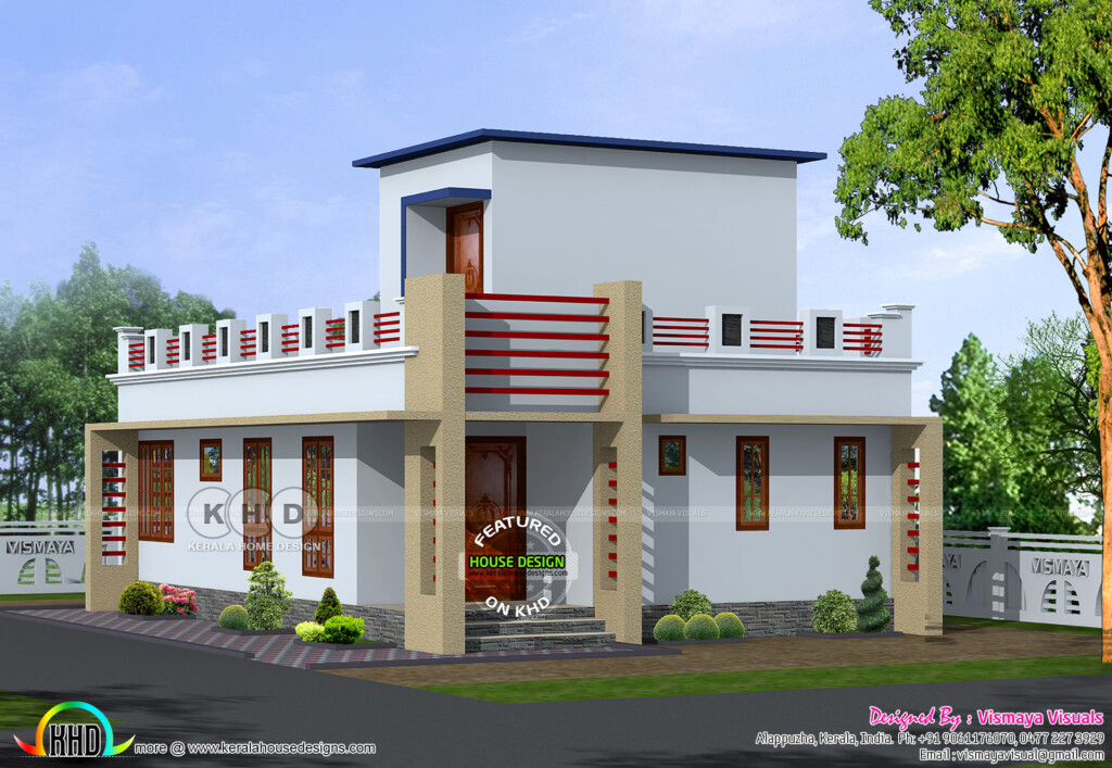 800 Sq ft Small Kerala Home Plan Kerala Home Design And Floor Plans  - 800 SQ FT House Plans In Kerala Style