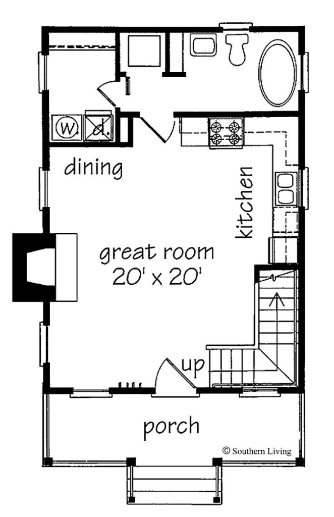 800 Square Foot House Plans 1 Bedroom In 2020 1 Bedroom House Plans  - 800 SQ FT 1 Bedroom With Mudroom House Plans