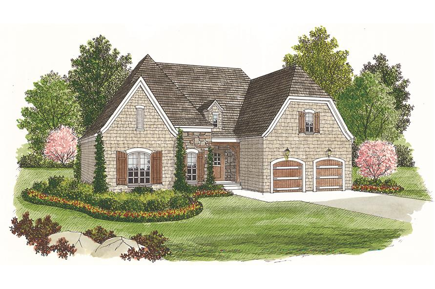 Cottage Floor Plan 3 Bedrms 2 Baths 1400 Sq Ft 180 1002 - 1400 SQ FT Cottage House Plans