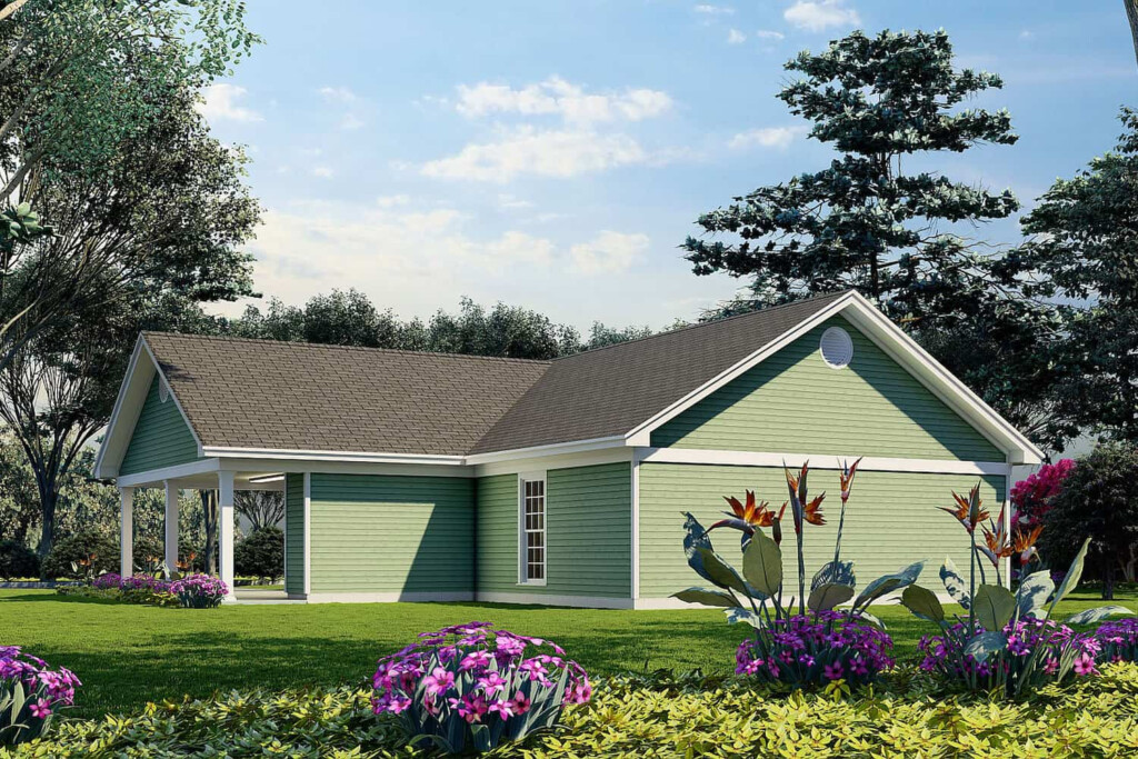 Cottage Ranch Home 3 Bedrms 2 Baths 1025 Sq Ft Plan 193 1212 - 1025 SQ FT House Plans