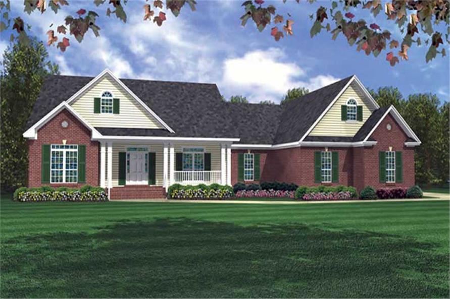 Country Ranch Plan 3 Bedrms 3 Baths 2200 Sq Ft 141 1218 - 3Br 2Ba House Plans 2200 SQ FT