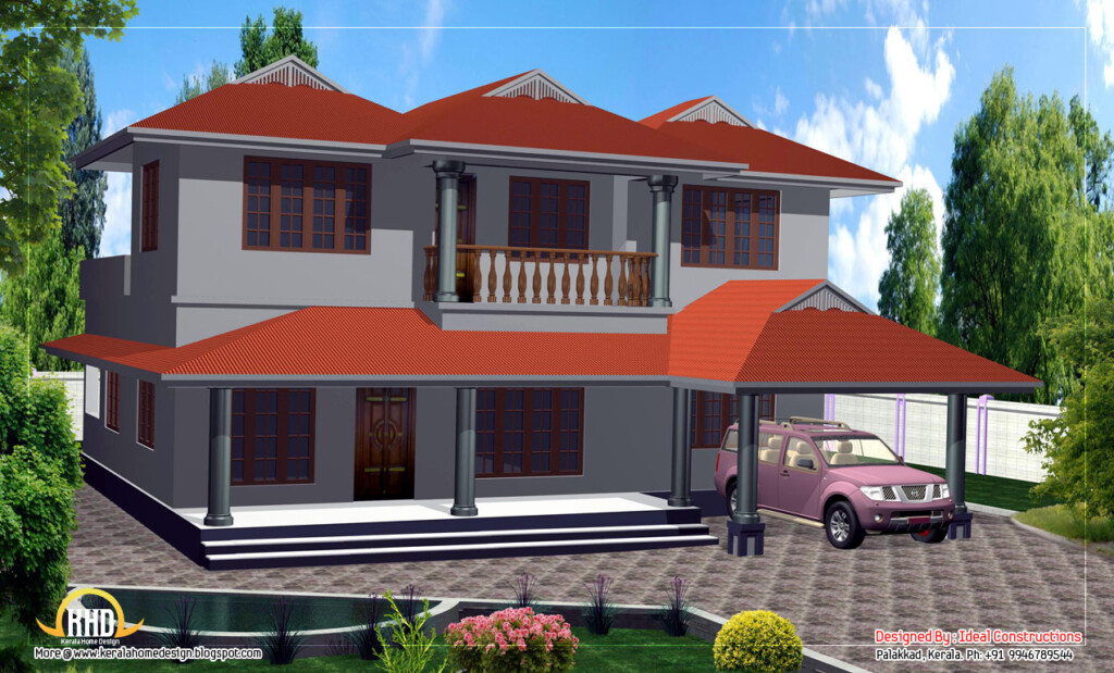 Duplex House Design 2000 Sq Ft Indian House Plans - 2000 SQ FT Duplex House Plans In India
