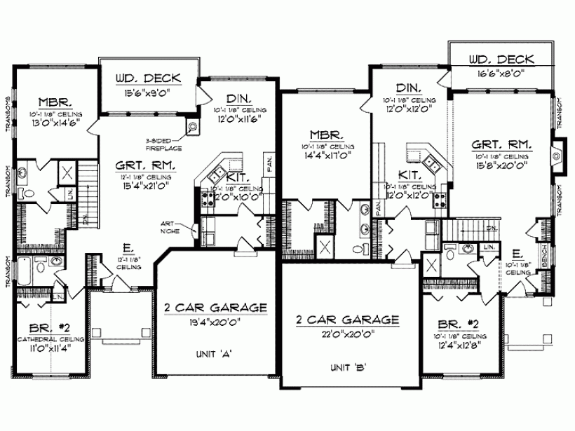 Floor Plans For 3000 Sq Ft Homes Unique One Story House Plans 3000 Sq  - 3000 SQ FT Ranch House Plans