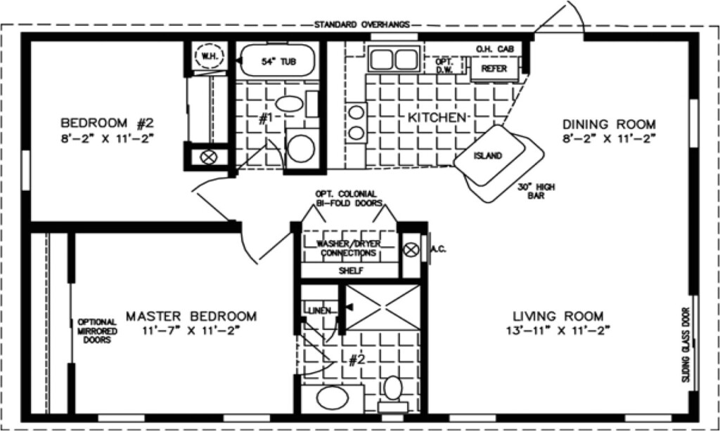 Home Plan For 800 Sq Ft Plougonver - 1 Bedroom 800 SQ FT House Plans