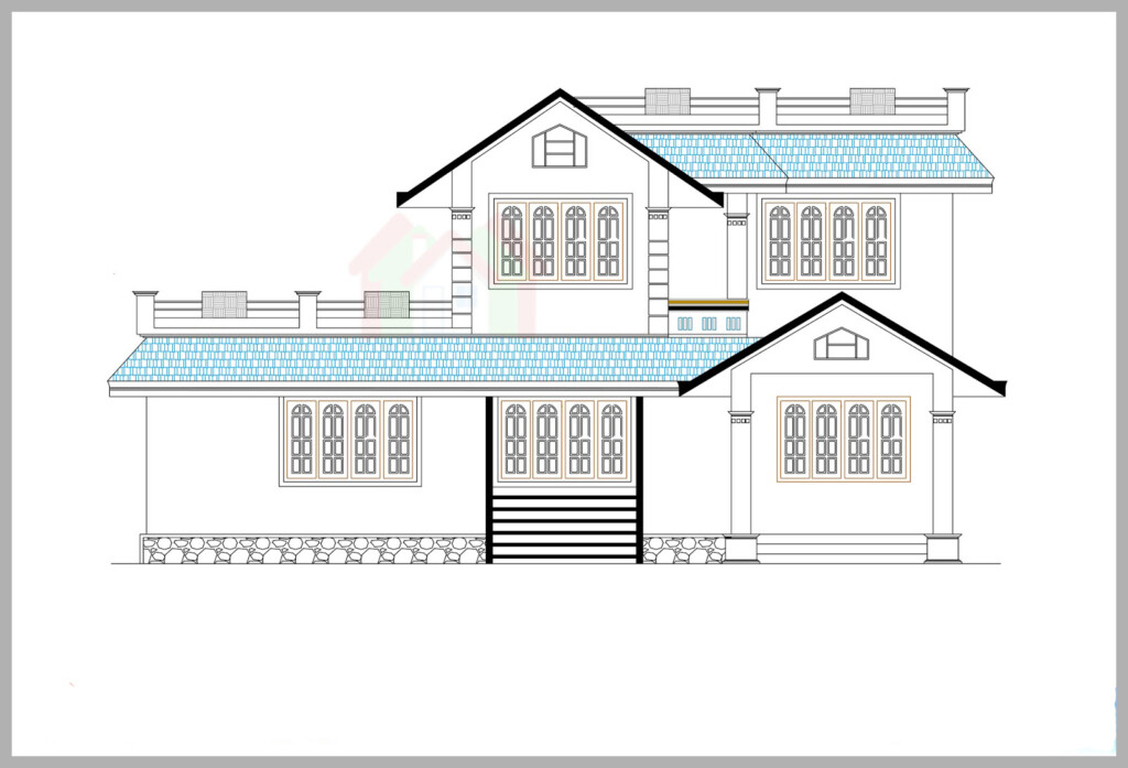 Home Plans For A 1600 Sq ft 3BHK Home Acha Homes - 1600 SQ FT House Floor Plans 3D