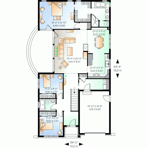 House Plan For 1700 Sq Ft Designing The Perfect Home House Plans - 1400 To 1700 SQ FT House Plans