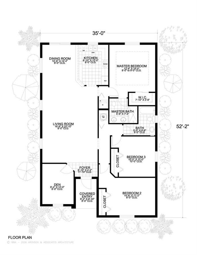 Mediterranean Home With 3 Bedrooms 1720 Sq Ft Floor Plan 107 1200 - 1720 SQ FT House Plan