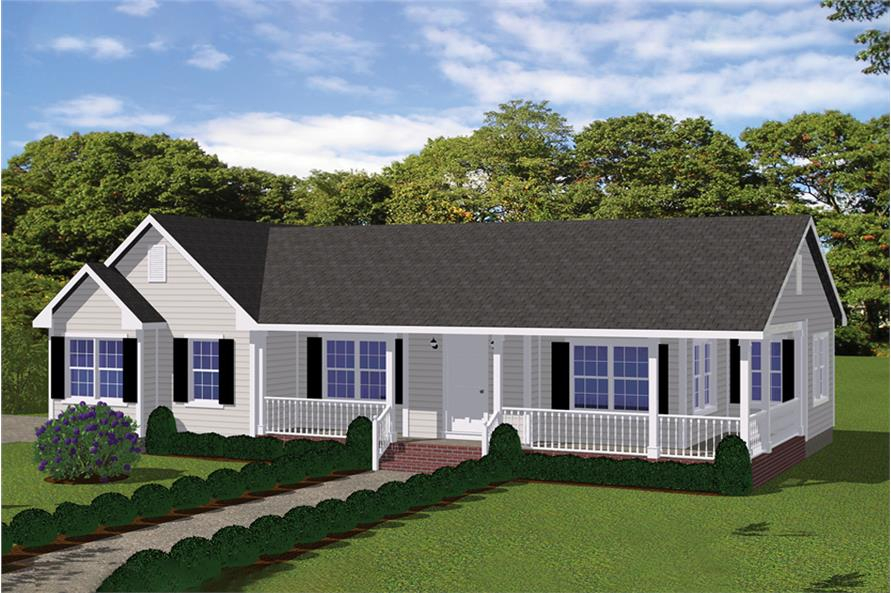 Ranch Home 2 Bedrms 1 5 Baths 1030 Sq Ft 200 1031 - 1030 SQ FT House Plan