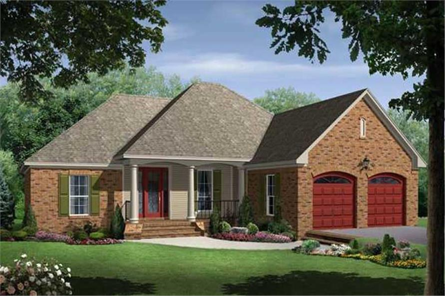Ranch Home Plan 4 Bedrms 3 Baths 1750 Sq Ft 141 1043 - House Plan For 1750 SQ FT