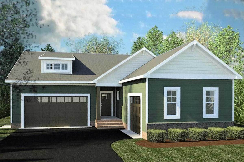 Ranch House Plans With 3 Car Garage House Plans - 1800 SQ FT Ranch House Plans With 3 Car Garage