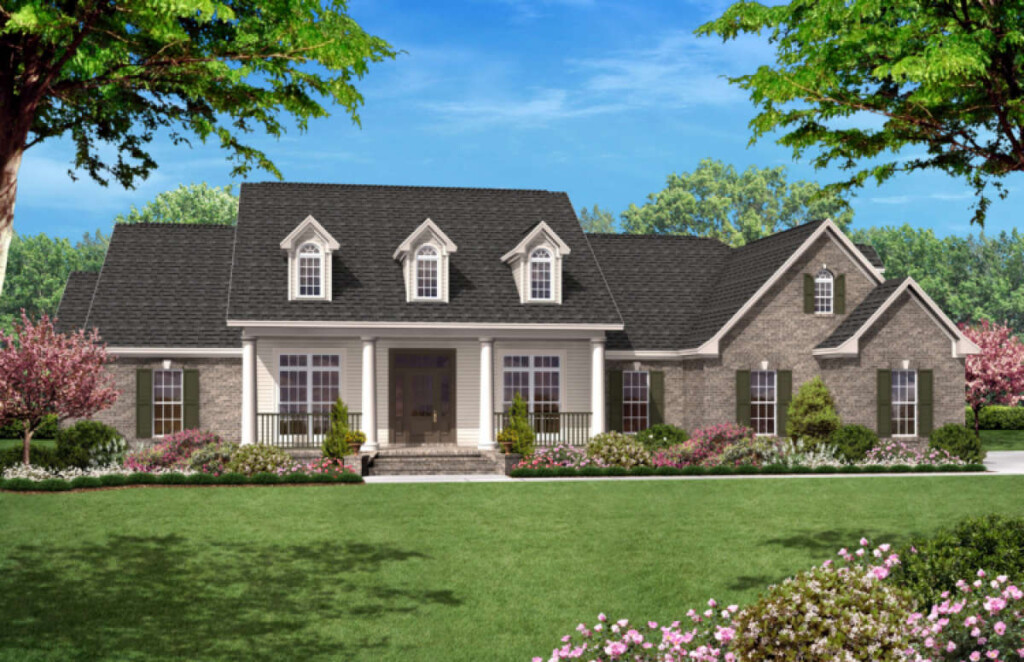 Ranch Plan 2 500 Square Feet 4 Bedrooms 3 5 Bathrooms 041 00022 - 2500 SQ FT Ranch House Plans With Basement