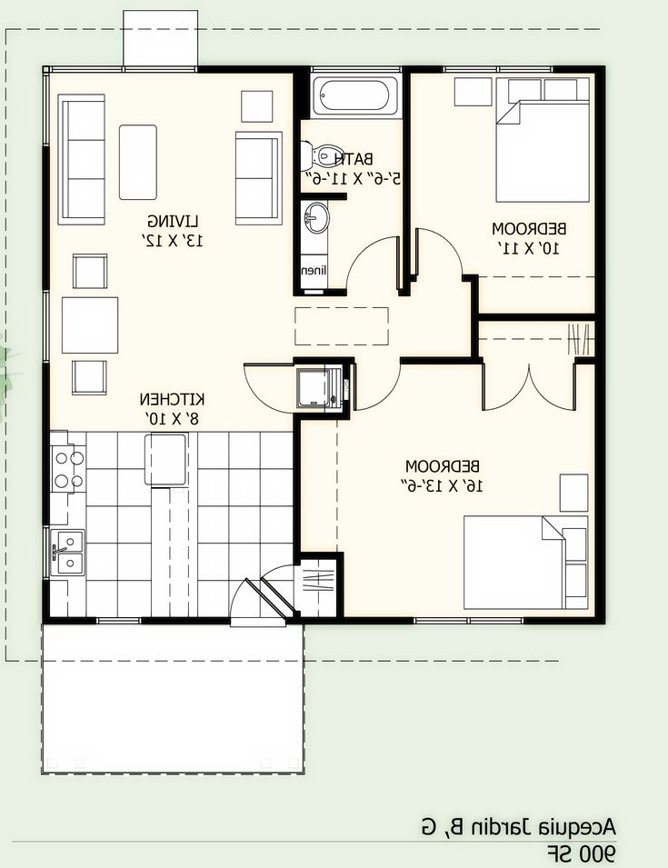 Small House Plans 400 Square Feet - 400 SQ FT House Floor Plans