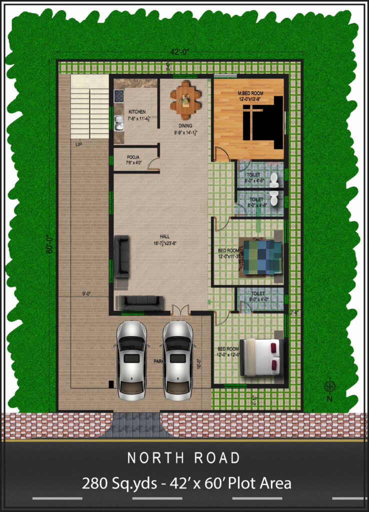 Tamil Nadu House Plan - 1800 SQ FT House Plans Tamilnadu