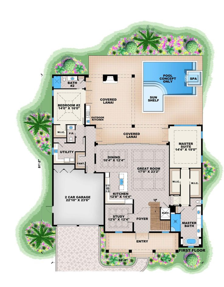 Traditional House Plan 175 1135 5 Bedrm 4330 Sq Ft Home  - 1135 SQ FT House Plan